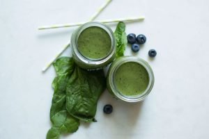 Read more about the article Blueberry spinach smoothie with Mints